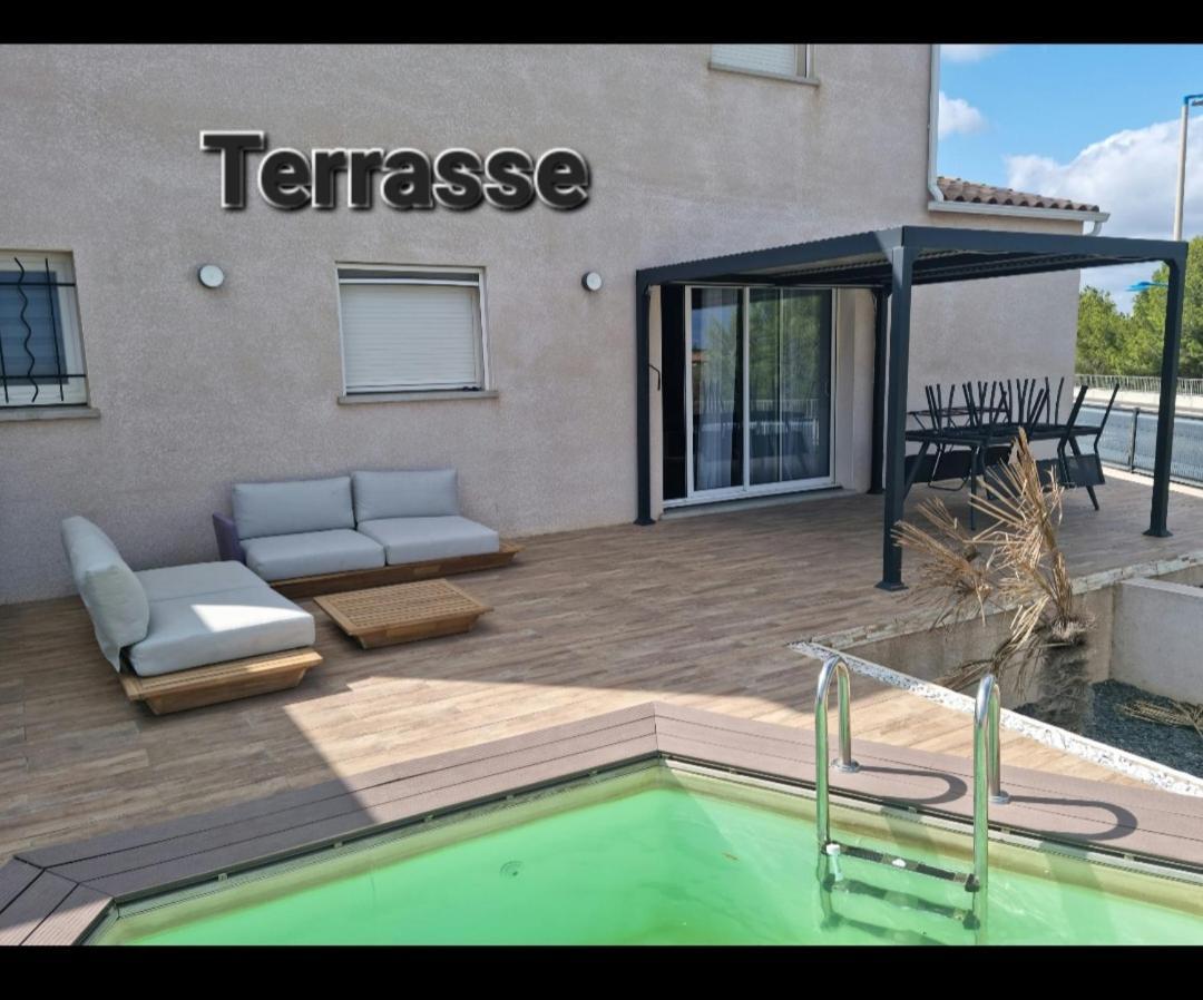 Maison 8 Couchages Clim, Plage A Pied, Petite Piscine Port-la-Nouvelle Esterno foto