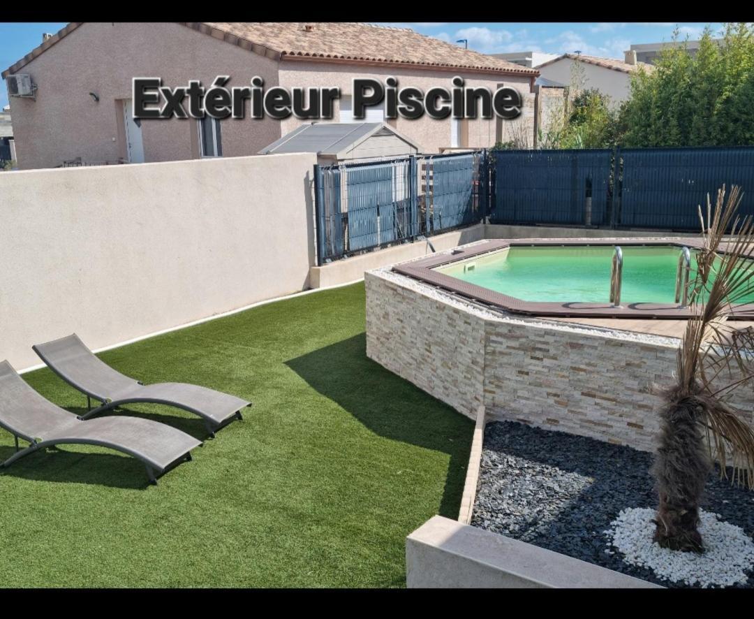 Maison 8 Couchages Clim, Plage A Pied, Petite Piscine Port-la-Nouvelle Esterno foto